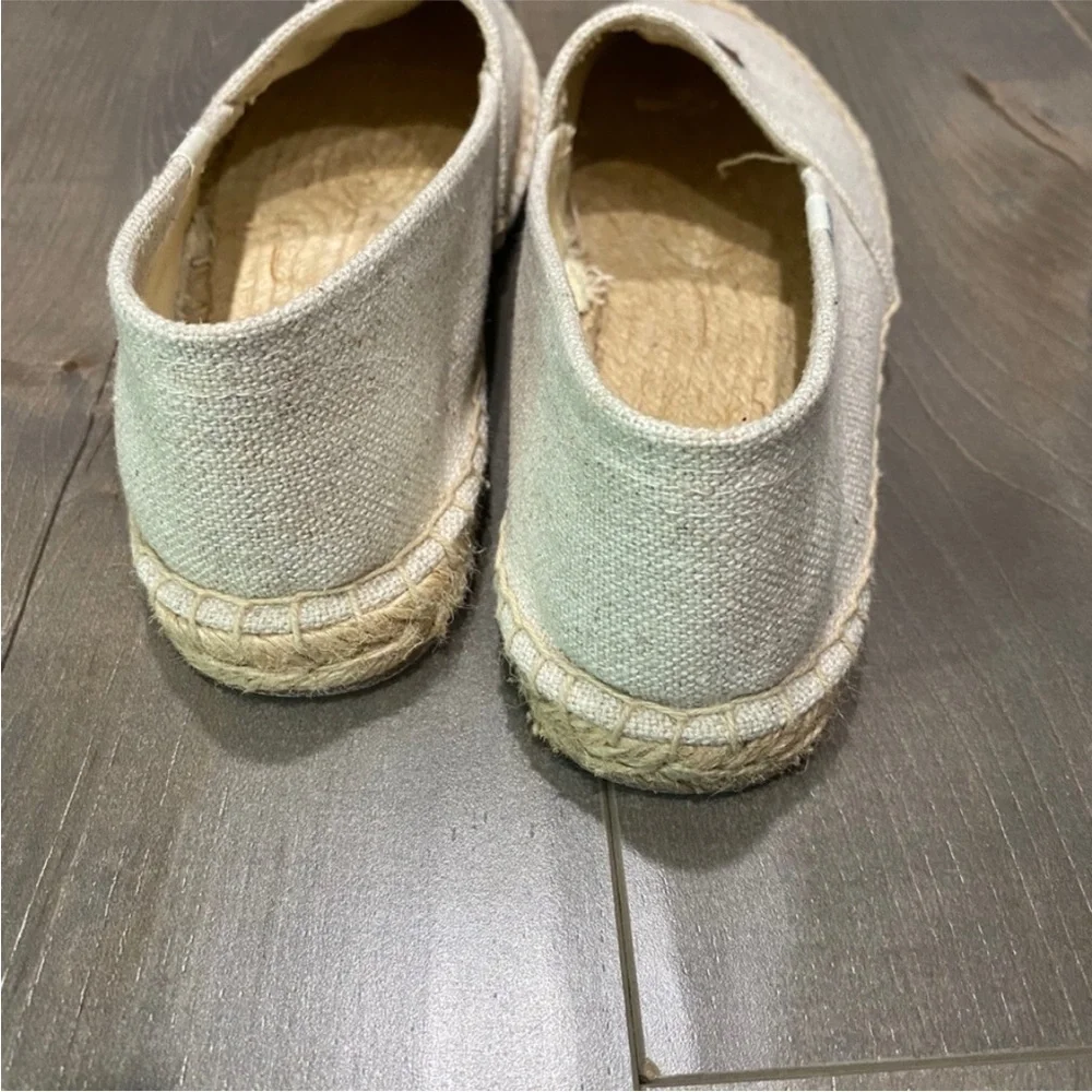SOLUDOS X JASON PILAN slip-on espadrilles HAMBURGER & FRIES  size 10